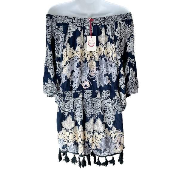 Anthropologie Pants - NWT RAGA  Floral Off The Shoulder Romper XS S Anthropologie